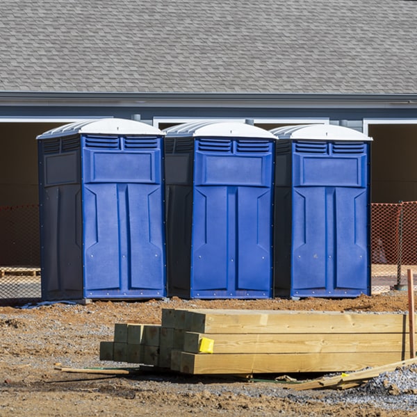 are there any restrictions on where i can place the porta potties during my rental period in Winnsboro LA